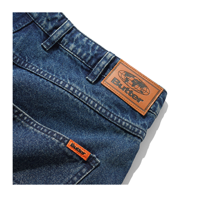 Butter Goods - Baggy Denim Shorts - Vintage Indigo Wash