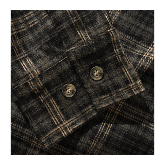 Butter Goods - Connection Shirt - Black/Taupe