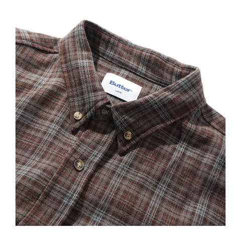 Butter Goods - Connection Shirt - Brown/Blue