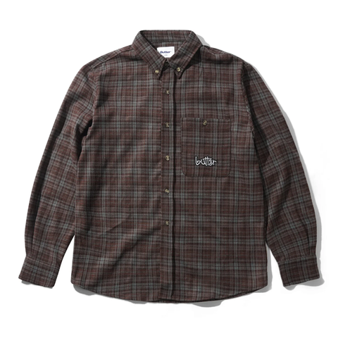 Butter Goods - Connection Shirt - Brown/Blue