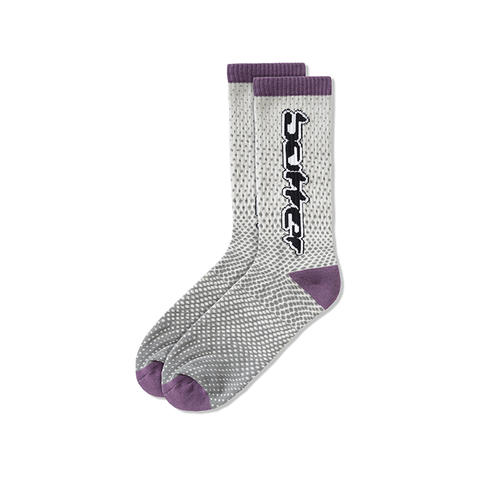 Butter Goods - Corrosive Socks - Grey/Purple