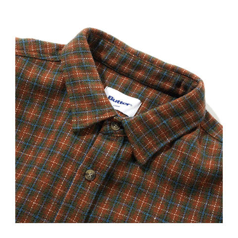 Butter Goods Encounter Shirt - Brown/Blue