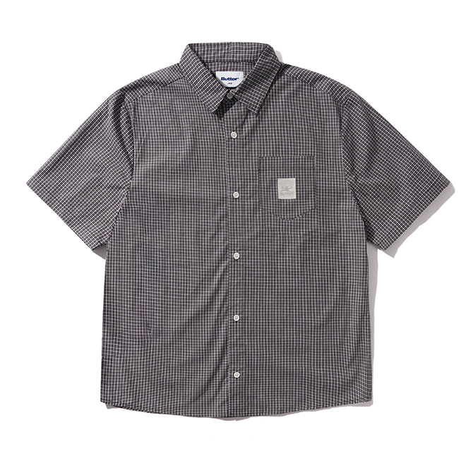 Butter Goods - Equipment S/S Shirt - Black/Grey