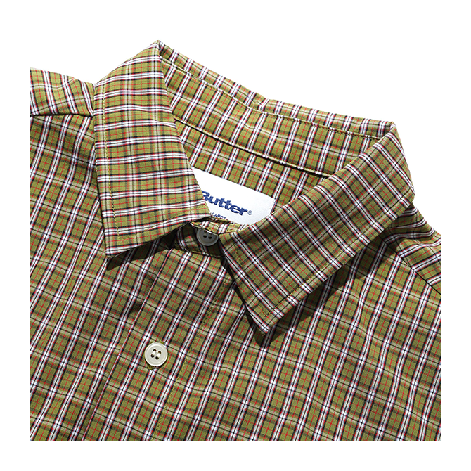 Butter Goods - Equipment S/S Shirt - Lime/Red