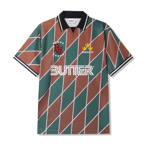 Butter Goods - Football Jersey - Green/Brown