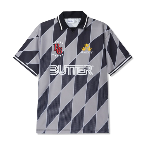 Butter Goods - Football Jersey - Grey/Black