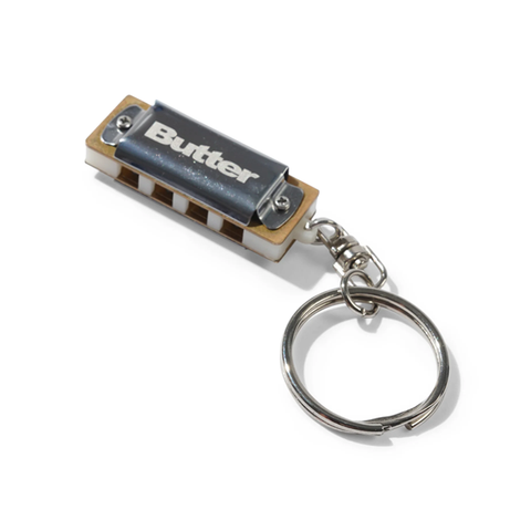 Butter Goods - Harmonica Key Chain - Silver
