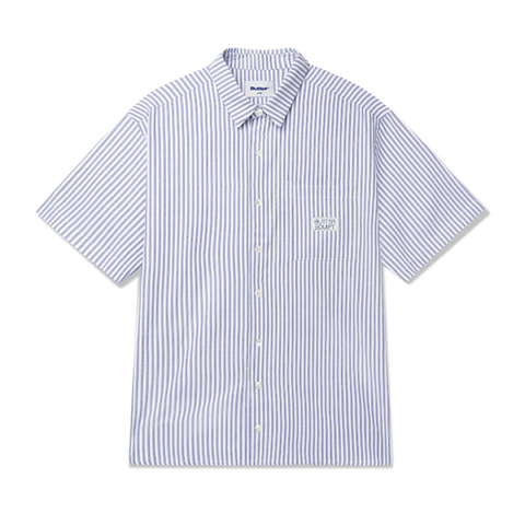 Butter Goods - Hickory Stripe S/S Shirt - Blue Stripe