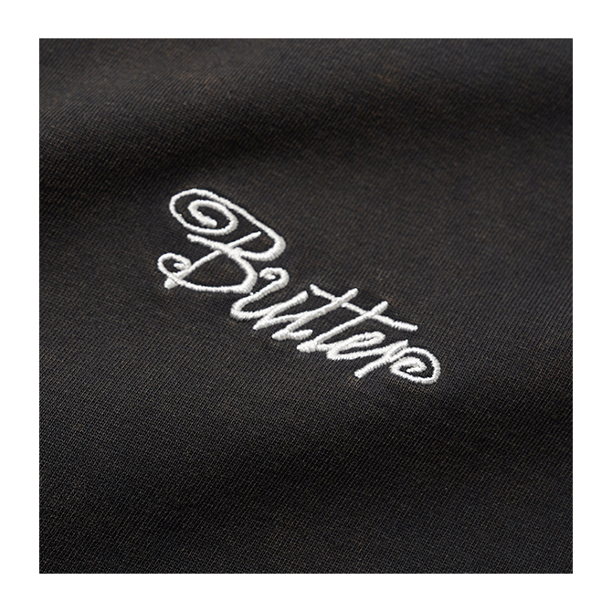 Butter Goods - Jive Overlock Stitch Tee - Distressed Black