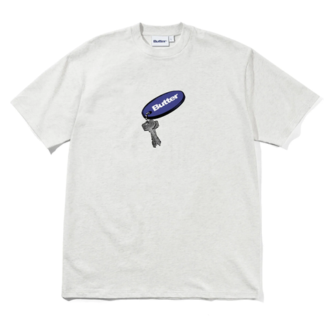 Butter Goods - Key Chain Tee - Ash
