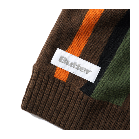 Butter Goods - Kingston Knit Vest - Brown