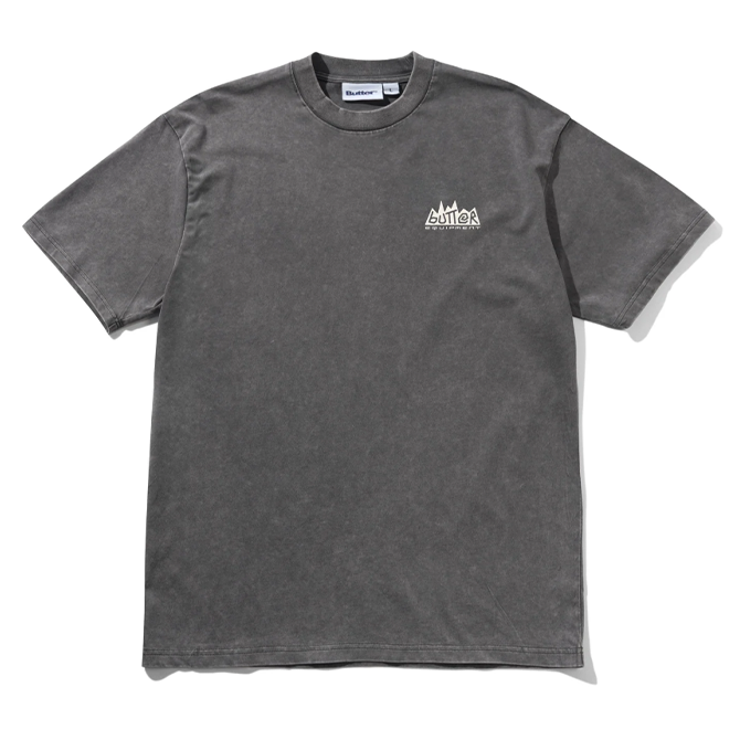 Butter Goods - Mountain Equipment Tee - Washed Black - Hemley Skateboarding