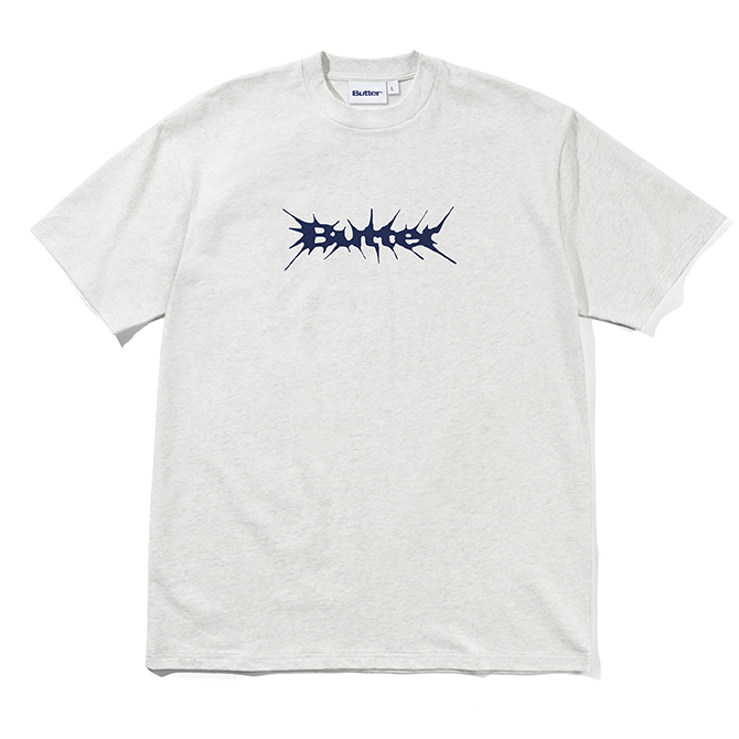 Butter Goods - Nail Logo Tee - Ash