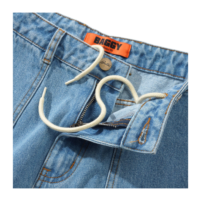 Butter Goods - Patch Pocket Denim Jeans - Faded Blue - Hemley Skateboarding