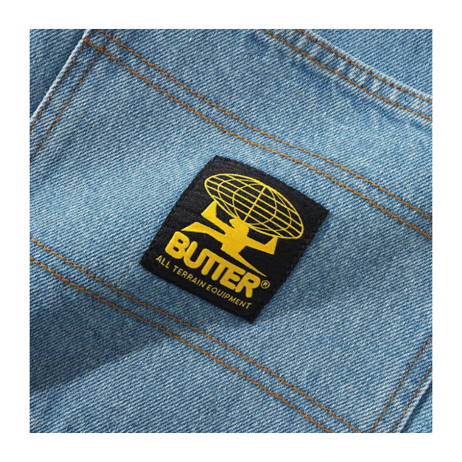 Butter Goods - Patch Pocket Denim Jeans - Faded Blue - Hemley Skateboarding