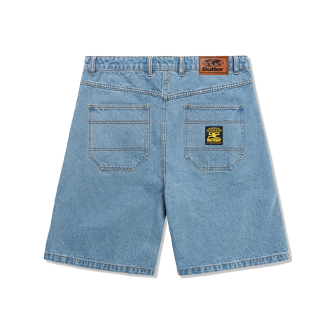 Butter Goods - Patch Pocket Denim Shorts - Faded Blue