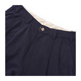 Butter Goods - Pleated Trousers - Navy