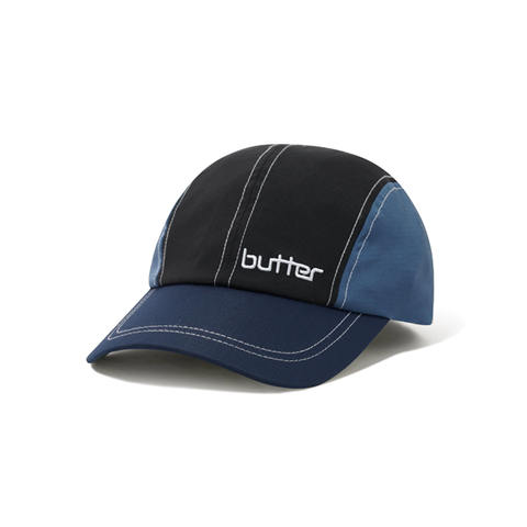 Butter Goods - Primary 4 Panel Cap - Black/Slate