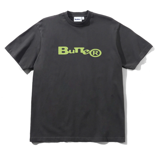 Butter Goods - Registered Tee - Washed Black
