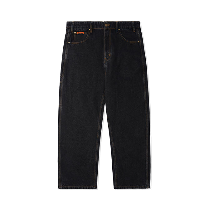 Butter Goods - Relaxed Denim Jeans - Washed Black - Hemley Skateboarding