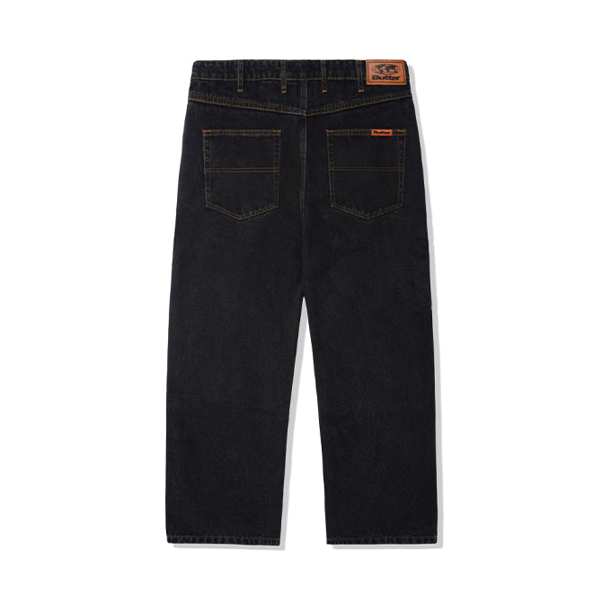 Butter Goods - Relaxed Denim Jeans - Washed Black - Hemley Skateboarding