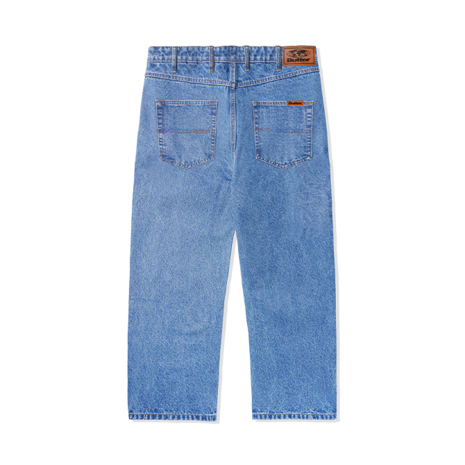 Butter Goods - Relaxed Denim Jeans - Washed Indigo - Hemley Skateboarding