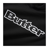 Butter Goods - Satin Logo Applique Hood - Black