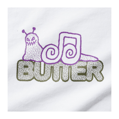 Butter Goods - Snail Tee - White