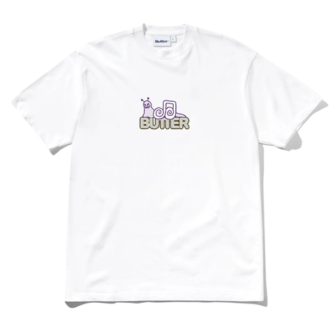 Butter Goods - Snail Tee - White
