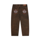 Butter Goods - Spider Denim Jeans - Acid Brown