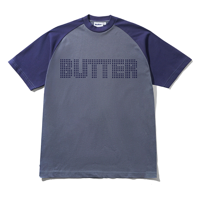 Butter Goods - Stars Raglan Tee - Navy