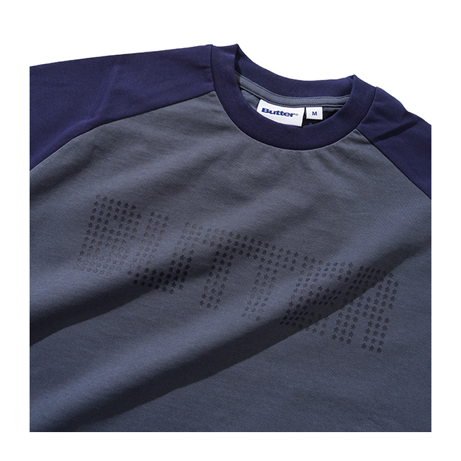 Butter Goods - Stars Raglan Tee - Navy