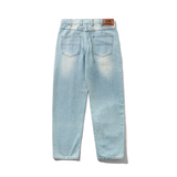 Butter Goods - Straight Leg Denim Jeans - Distressed Light Blue