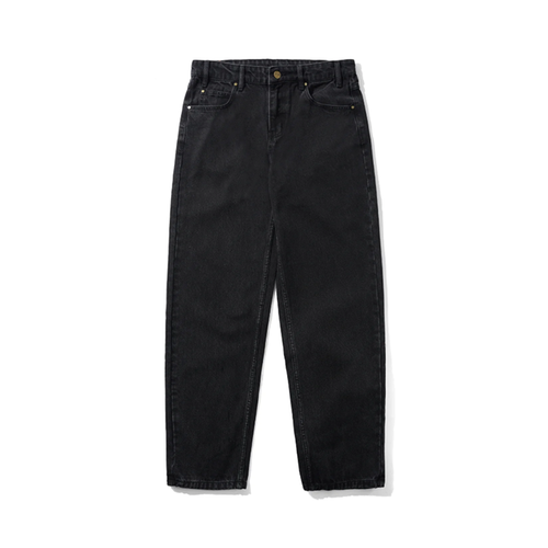 Butter Goods - Straight Leg Denim Jeans - Washed Black