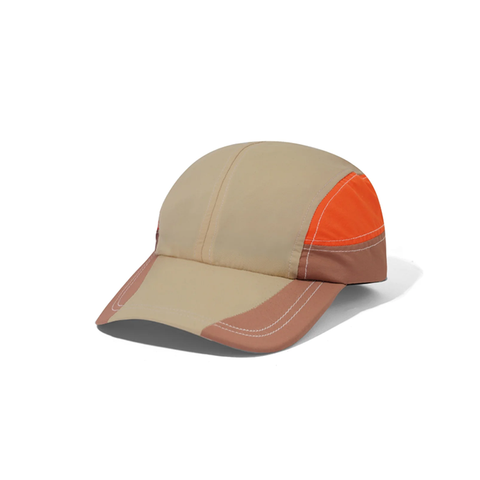 Butter Goods - Stream 4 Panel Cap - Khaki/Citrus