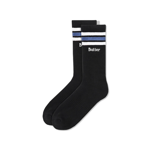 Butter Goods - Stripe Sock - Black 6