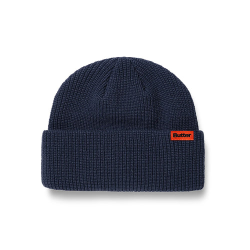 Butter Goods - Tall Wharfie Beanie - Navy