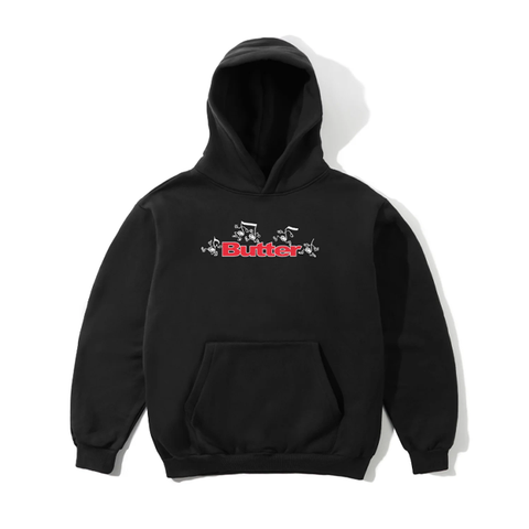 Butter Goods - Tempo Logo Pullover Hood - Black
