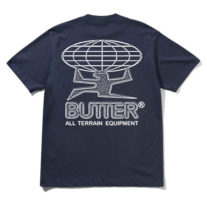 Butter Goods - Terrain Tee - Navy