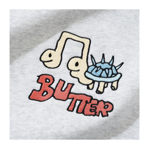 Butter Goods - Turtle Pullover Hood - Ash