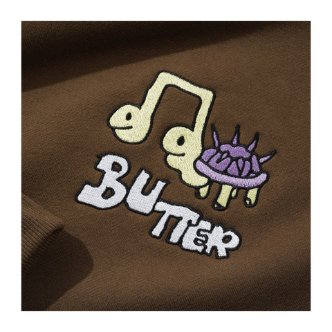 Butter Goods - Turtle Pullover Hood - Coffee