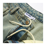 Butter Goods - Wide Cut Denim Jeans - Tinted Blue Wash