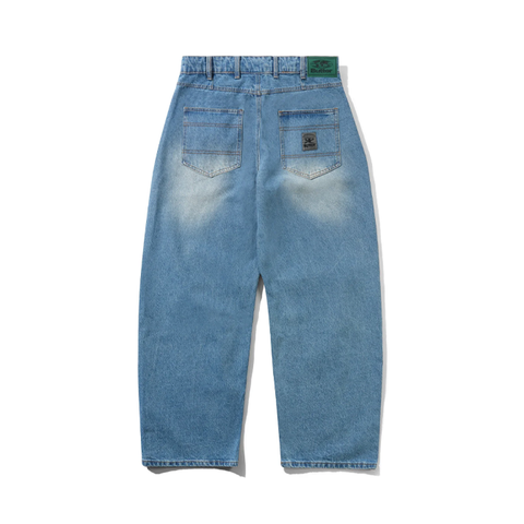 Butter Goods - Wide Cut Denim Jeans - Worn Indigo