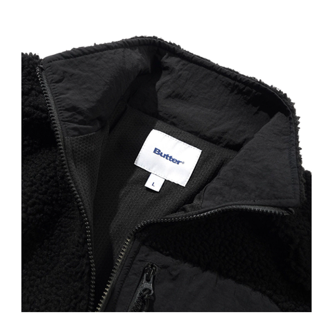 Butter Goods - Wipeout Sherpa Jacket - Black
