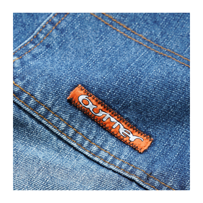 Butter Goods - Witness Denim Jeans - Mid Indigo Slub