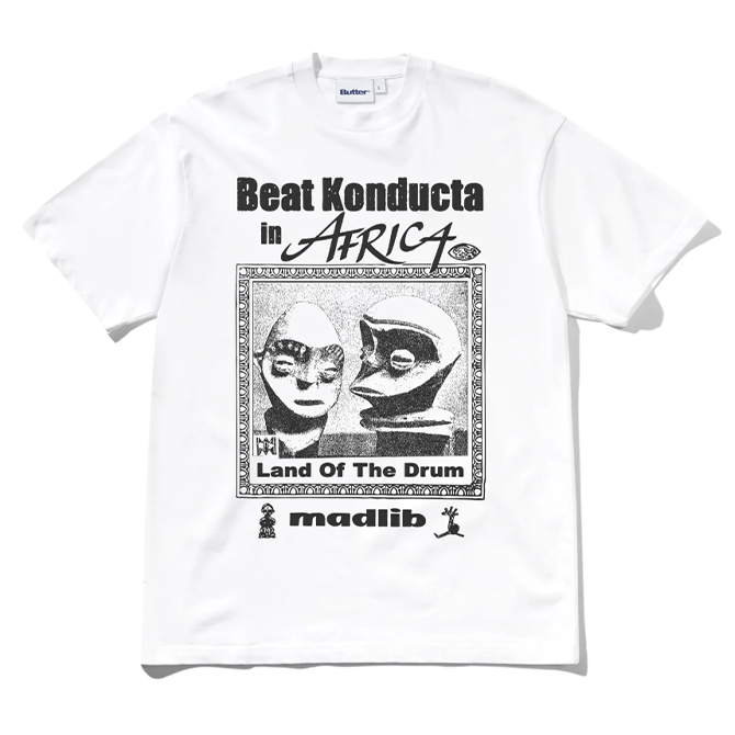 Butter Goods x Madlib - Africa Tee - White
