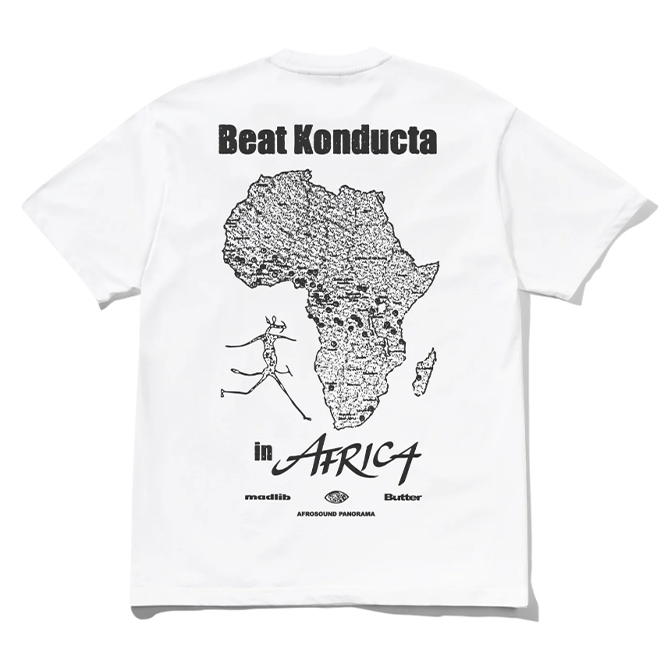 Butter Goods x Madlib - Africa Tee - White