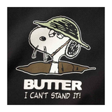 Butter Goods x Peanuts - Can't Stand It Tee - Washed Black