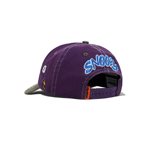 Butter Goods x Peanuts - Music Snapback Cap - Washed Purple/Fern