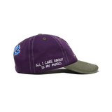 Butter Goods x Peanuts - Music Snapback Cap - Washed Purple/Fern